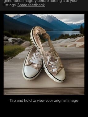 Converse Sneakers Chuck Taylor All Star Shoreline Women's 7 Metallic Rose Gold